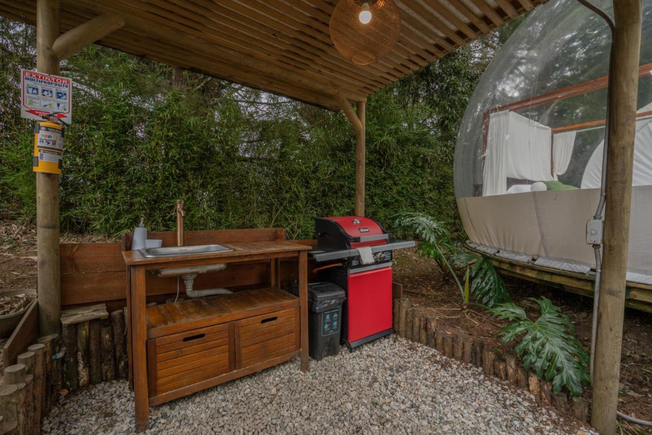 Bubblesky Glamping 40 Min From Medellin Hotell El Retiro  Exteriör bild