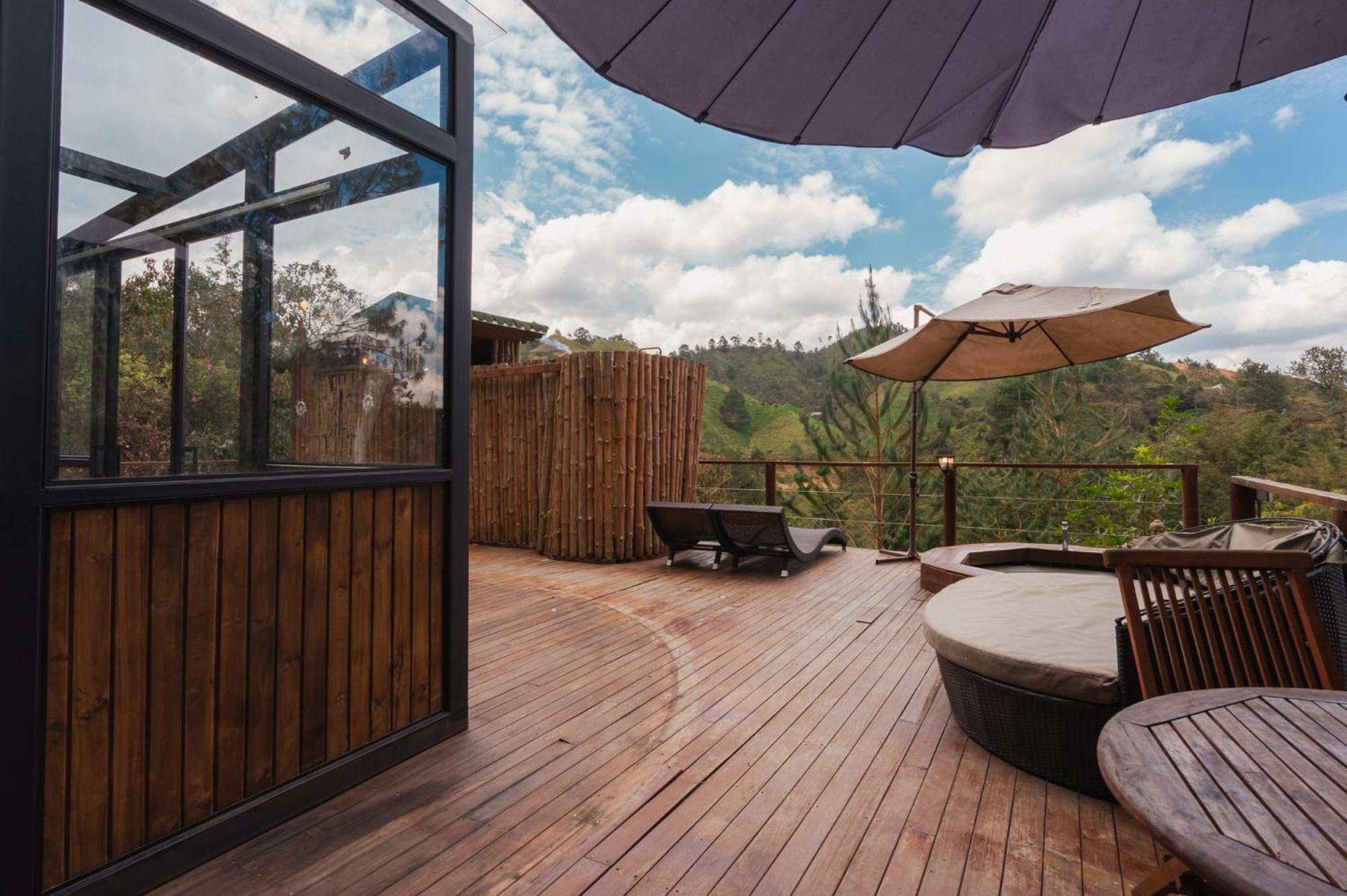 Bubblesky Glamping 40 Min From Medellin Hotell El Retiro  Exteriör bild