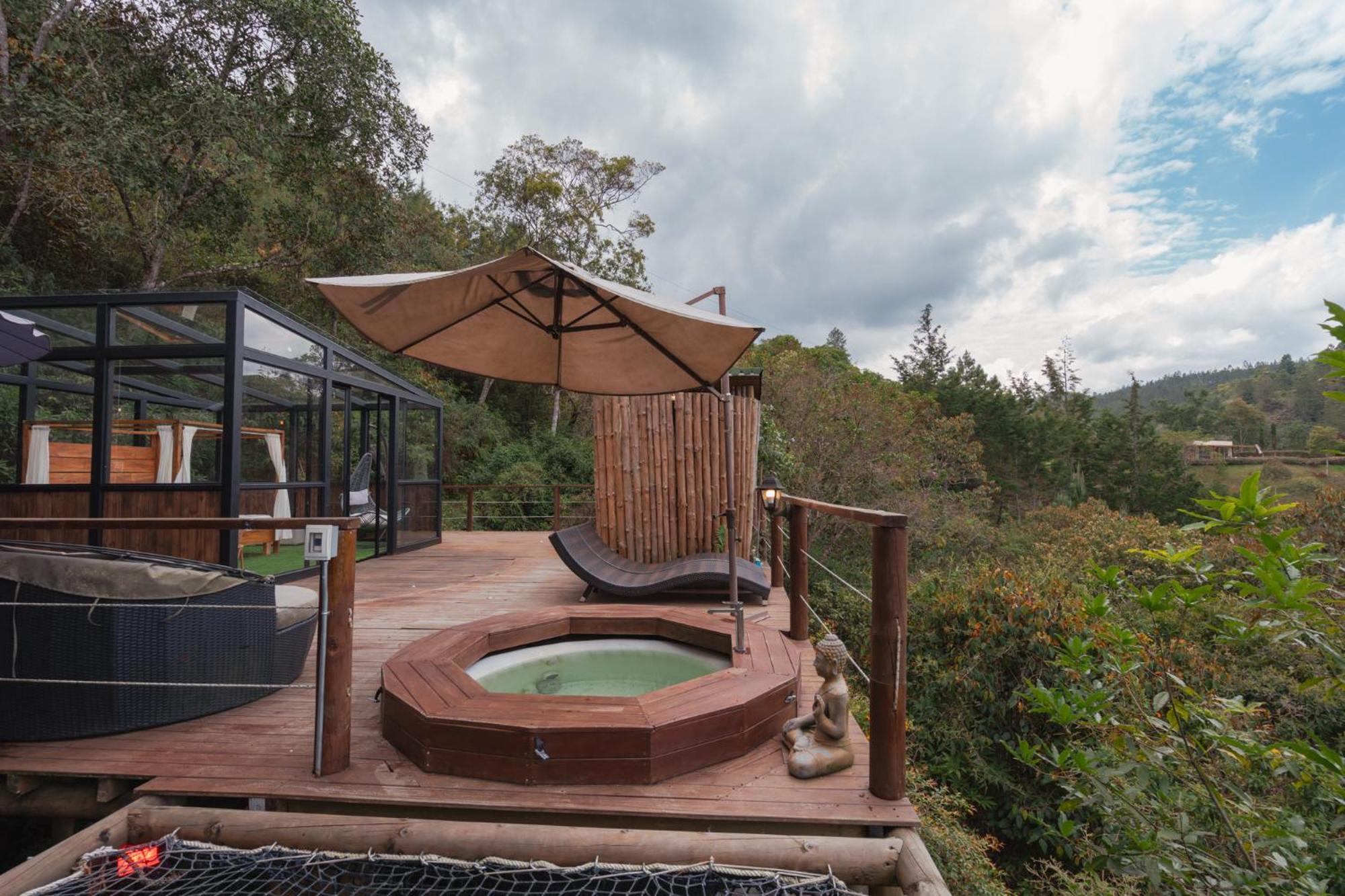 Bubblesky Glamping 40 Min From Medellin Hotell El Retiro  Exteriör bild