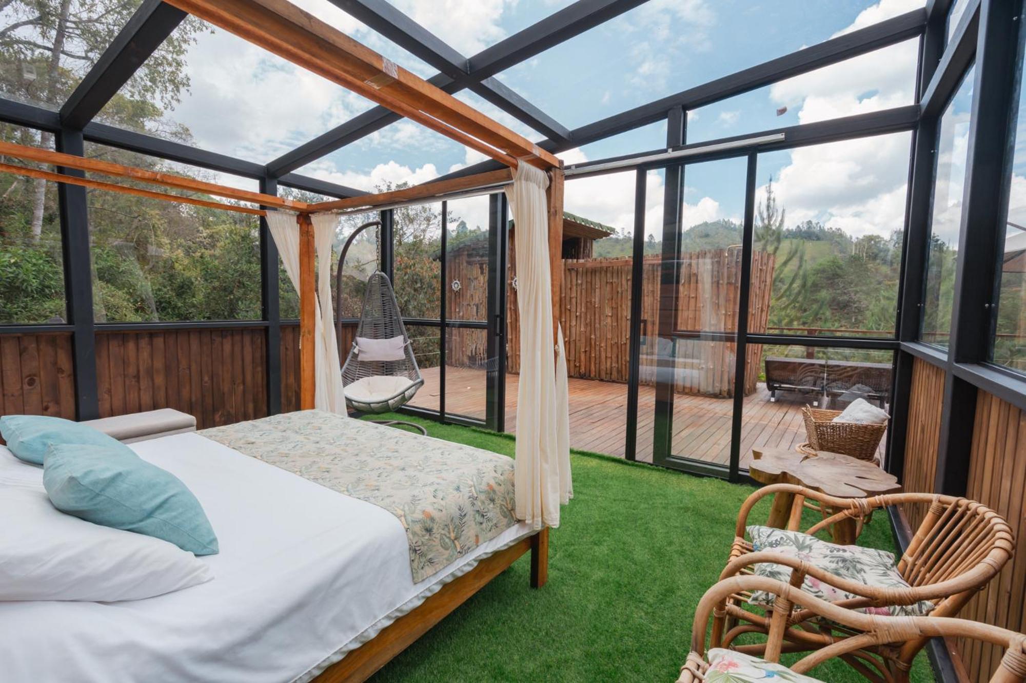 Bubblesky Glamping 40 Min From Medellin Hotell El Retiro  Exteriör bild