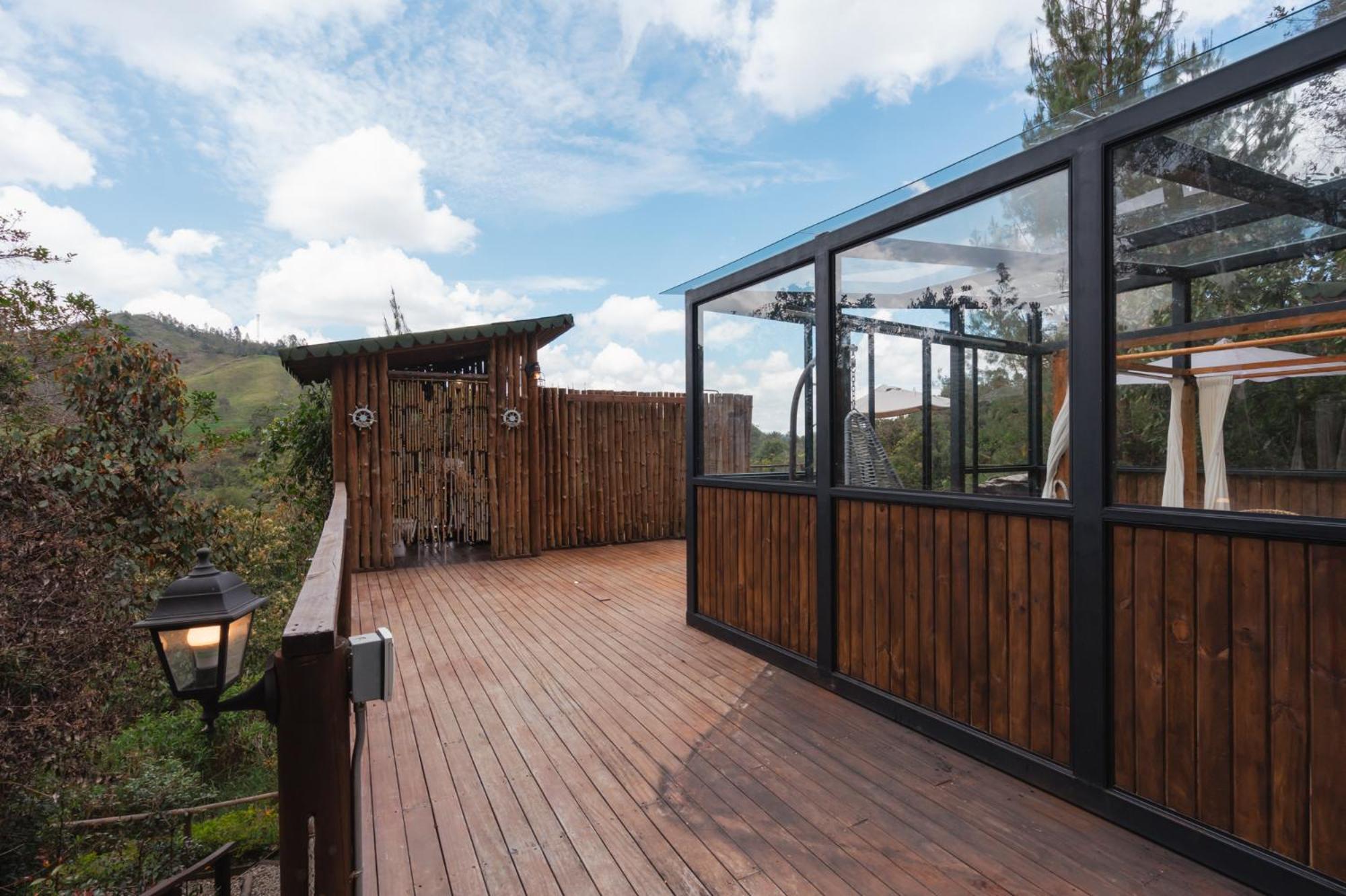 Bubblesky Glamping 40 Min From Medellin Hotell El Retiro  Exteriör bild