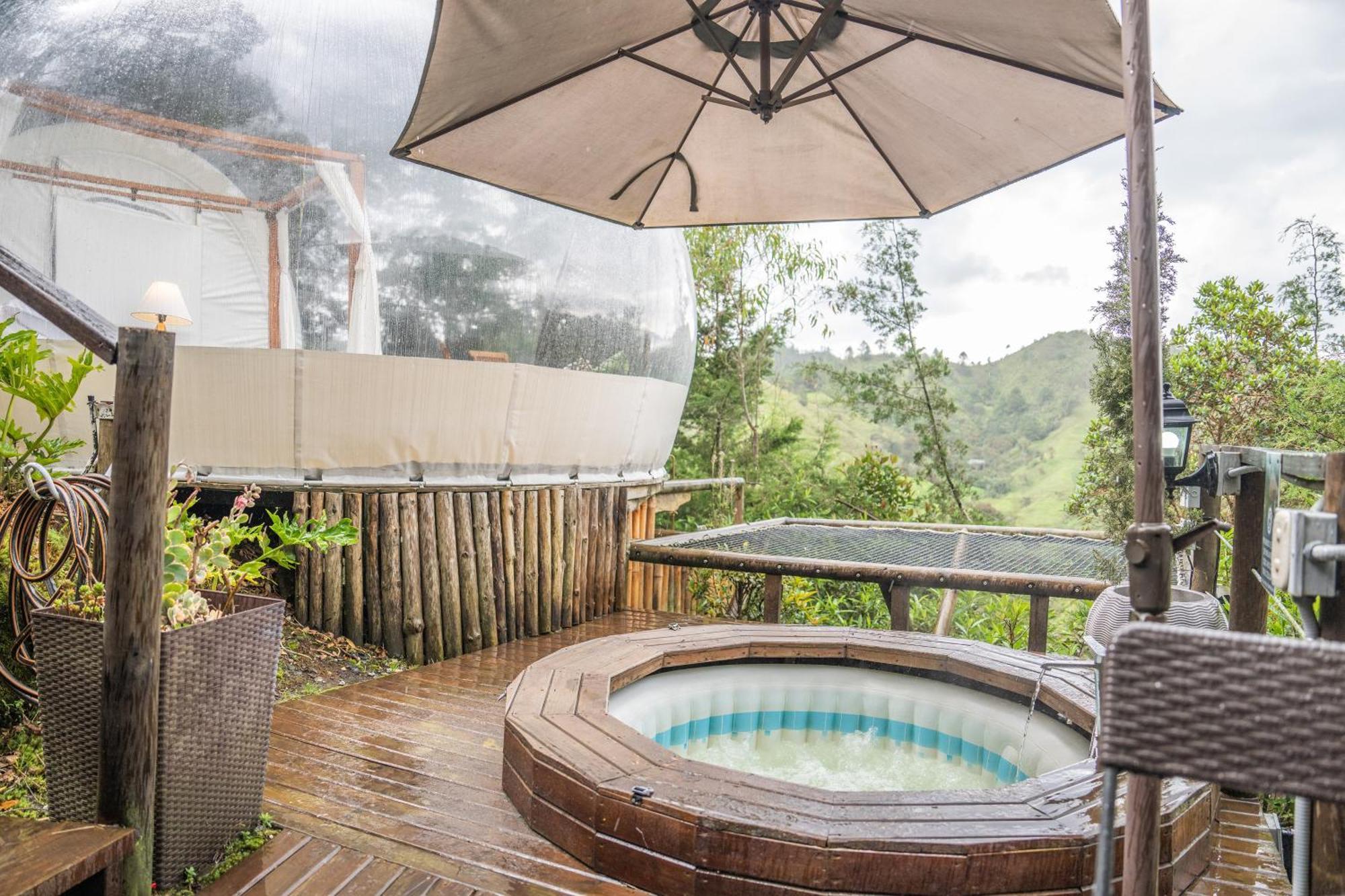 Bubblesky Glamping 40 Min From Medellin Hotell El Retiro  Exteriör bild