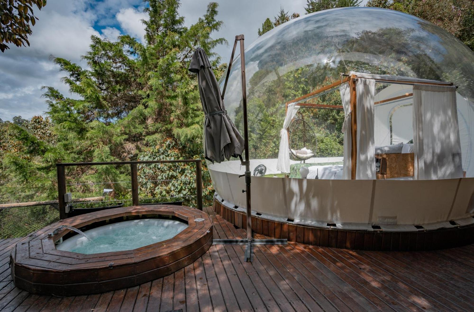 Bubblesky Glamping 40 Min From Medellin Hotell El Retiro  Exteriör bild