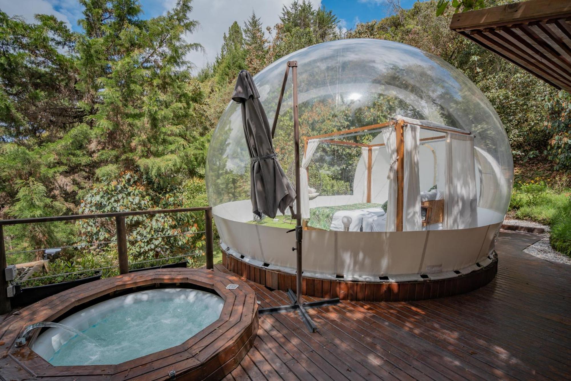 Bubblesky Glamping 40 Min From Medellin Hotell El Retiro  Exteriör bild
