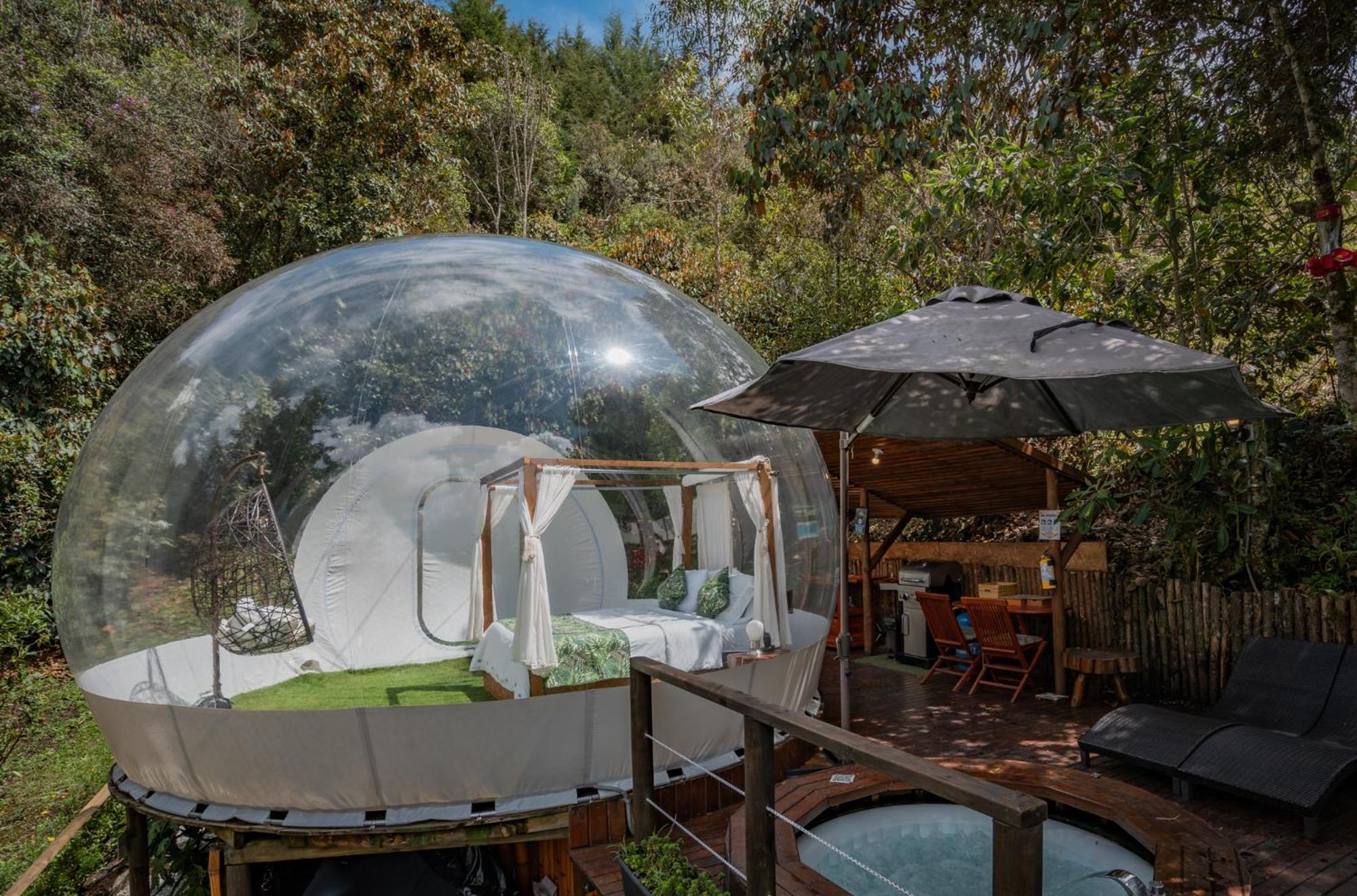 Bubblesky Glamping 40 Min From Medellin Hotell El Retiro  Exteriör bild